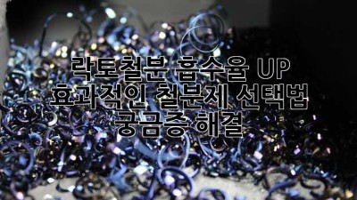 락토철분 흡수율 UP! ✨ 효과적인 철분제 선택법 & 궁금증 해결 🤔